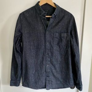 COS men's denim button up